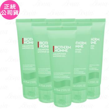 BIOTHERM 碧兒泉 活泉保濕全效沐浴膠(75ml)*6(公司貨)