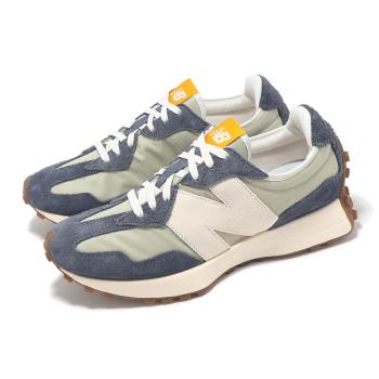 New Balance 休閒鞋 327 男鞋 女鞋 極地深灰 橄欖石 麂皮 復古 尼龍 情侶鞋 NB U327SD-D
