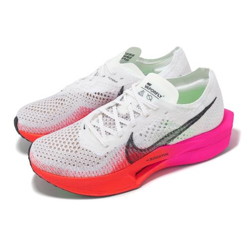 Nike 競速跑鞋Wmns ZoomX Vaporfly Next% 3 女鞋白紅碳板推進運動鞋