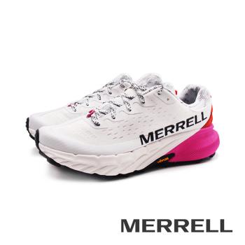 MERRELL(女)AGILITY PEAK 5戶外健身輕量型慢跑越野鞋 女鞋-白桃紫