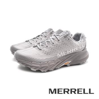 MERRELL(女)AGILITY PEAK 5戶外健身輕量型慢跑越野鞋 女鞋-雨雲灰