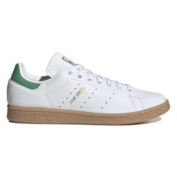 Adidas 休閒鞋 男鞋 皮革 膠底 STAN SMITH 白綠【運動世界】ID0268