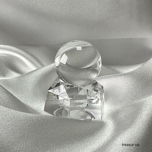 喨喨飾品】2A天然全美純淨通透23mm白水晶球H32|擺件/裸石|ETMall東森購物網