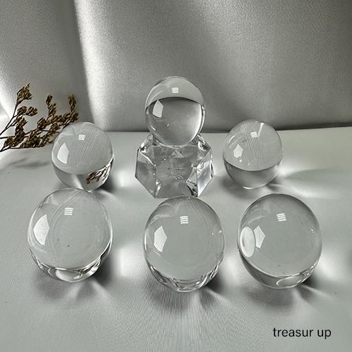喨喨飾品】2A天然全美純淨通透23mm白水晶球H32|擺件/裸石|ETMall東森購物網