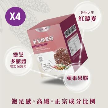 BIONAP百貝紅藜纖果膠粉(10包/盒)X4盒