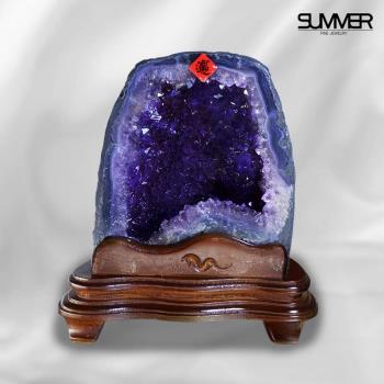 【SUMMER 寶石】巴西5A聚財納氣紫晶洞3-5kg(隨機出貨)