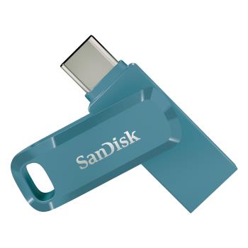 SanDisk SDDDC3 Ultra Go USB Type C+A 256G 雙用高速隨身碟-海灣藍