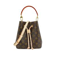 Louis Vuitton Neonoe BB 帆布束口手提斜背水桶包(M46581-咖)