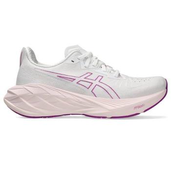 Asics 亞瑟士 慢跑鞋 女鞋 彈力 NOVABLAST 4 白粉【運動世界】1012B510-103