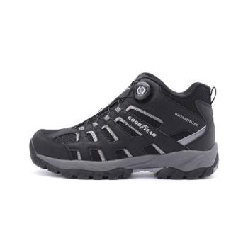 GOODYEAR 高筒旋扣防潑水戶外鞋 黑 GAMO43530 男鞋 鞋全家福