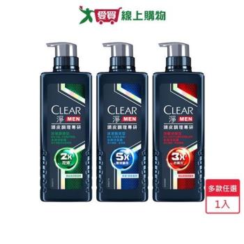 Clear淨 男士頭皮調理專研去屑洗髮精570g(多款任選)【愛買】