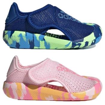 Adidas 涼鞋 童鞋 小童 魔鬼氈 ALTAVENTURE SPORT 藍/粉【運動世界】ID3421/ID3422