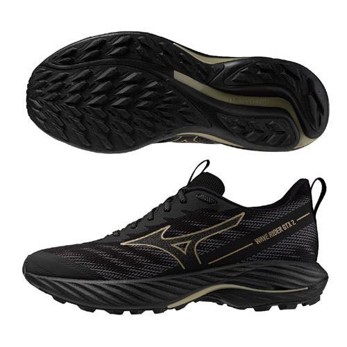 Mizuno 慢跑鞋 男鞋 女鞋 WAVE RIDER GTX 4E超寬楦 防潑水【運動世界】J1GC248001/J1GD248021
