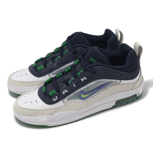 Nike 休閒鞋 Air Max Ishod 男鞋 白 藍 綠 氣墊 緩衝 復古 板鞋 FB2393-101