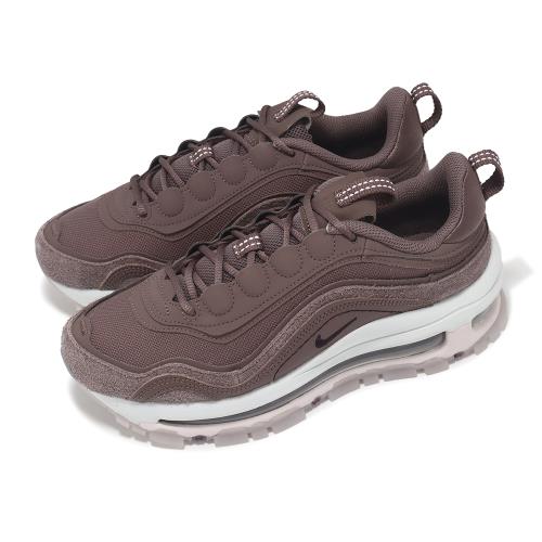 Nike 休閒鞋 Wmns Air Max 97 Futura 女鞋 棕 麂皮 緩衝 厚底 氣墊  FB4496-200