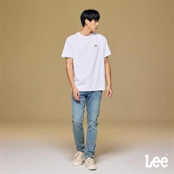 Lee 男款 709 涼感 微刷破 馬毛皮牌 低腰合身小直筒牛仔褲 10.25oz Jade 101+ & Cooling
