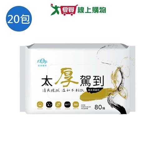 宏瑋太厚駕到濕巾80抽x20包【愛買】