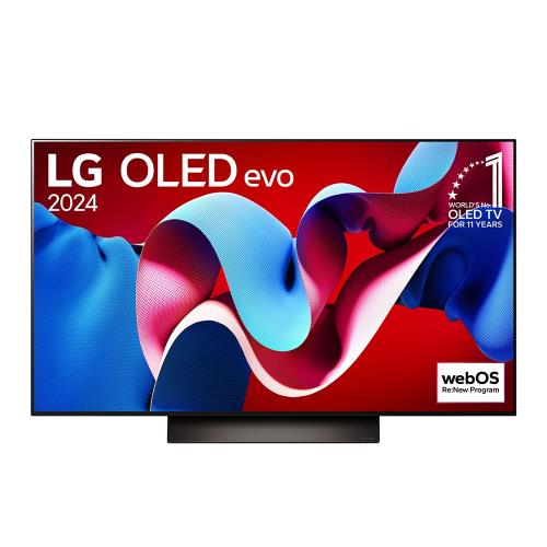 LG樂金 48吋 OLED evo 4K AI 語音物聯網 C4 極緻系列 (可壁掛) OLED48C4PTA-單