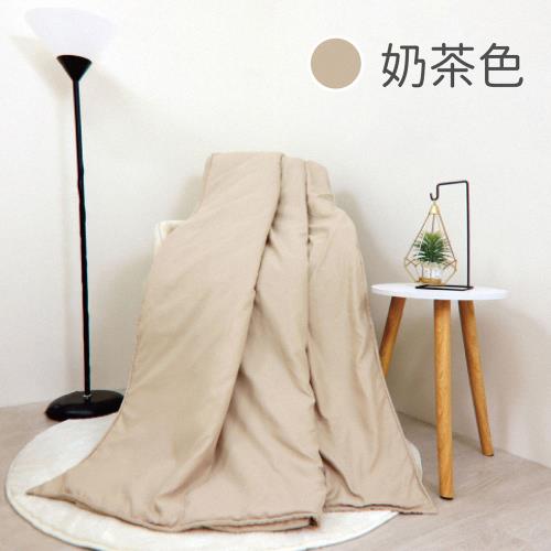 【嘟嘟太郎】銀離子抗菌涼被-雙人5x6.5/奶茶/可水洗/機洗/銀離子/抑菌/柔軟/透氣/被子/涼被