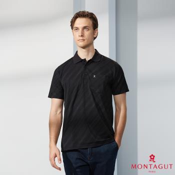 【MONTAGUT夢特嬌】MIT臺灣製吸濕排汗休閒短袖POLO衫(S4294-00)