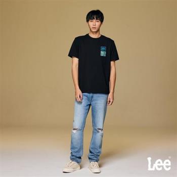 Lee 男款 705 刷破貓鬚 中腰標準小直筒牛仔褲 11.5oz Modern