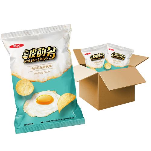華元 波的多洋芋片34gX10入/箱-香煎荷包蛋-有效期限2025/07/28