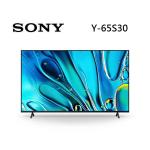 (活動送1000元禮券)SONY 索尼 Y-65S30 65型 BRAVIA 3 X1智慧聯網電視