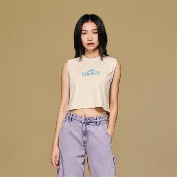 Lee 女款 寬鬆版 Lee Originals 短版 休閒背心 無袖T恤 Modern