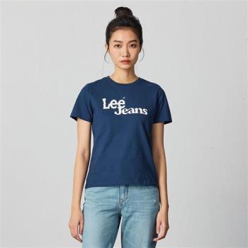 Lee 女款 LOGO Jeans 後衣襬LOGO 短袖T恤 Modern