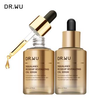 DR.WU 角鯊玫瑰果賦活精華油30ML(2入組)-共2入