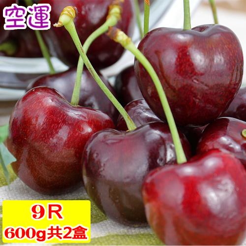 愛蜜果 美國華盛頓空運櫻桃9R(淨重約600G*2盒)