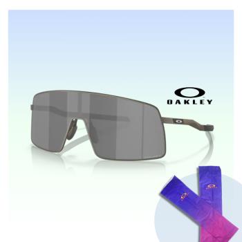 【Oakley】Sutro ti 鈦金屬太陽眼鏡(OO6013-01 Prizm black 鏡片)