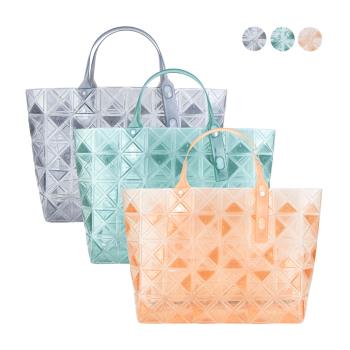 ISSEY MIYAKE 三宅一生 BAOBAO DAZZLE 5x8透明手提袋-三色選-慈濟