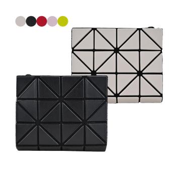 ISSEY MIYAKE 三宅一生 BAOBAO BOOK L型拉鍊霧面短夾-(多色選)-慈濟