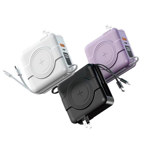 YOGMEDI KPB2305 10000mah 20w 雙孔輸出 全方面行動電源 無線/Magsafe/自帶線