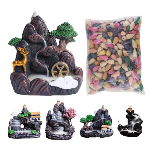 【嘟嘟太郎】薰香倒流香爐 (洪湖亭子) 贈香塔一包280顆