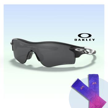 【Oakley】Radarlock path 亞洲版 運動偏光太陽眼鏡(OO9206-51 Prizm black 偏光鏡片)