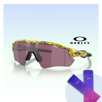 【Oakley】2023年環法自由車賽 Radar ev path 公路運動太陽眼鏡(OO9208-E8 Prizm road black 鏡片)