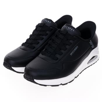 SKECHERS 男鞋 運動系列 瞬穿舒適科技 UNO 寬楦款 (183005WBLK)