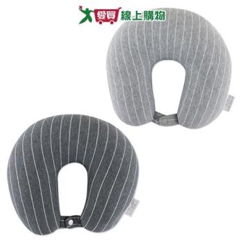 Unicite 方形/U形兩用頸枕(深灰/淺灰) 兩用枕 頸枕 午睡枕 柔軟 趴睡 午休 旅行 透氣【愛買】