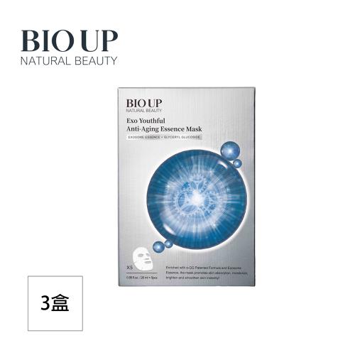 BIO UP 自然美 外泌體凝時之泌抗老奇蹟面膜26ml(5片/盒) *3盒-慈濟共善