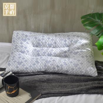 【京都手祚】石墨烯導電紗人體工學乳膠枕(2入)-慈濟共善