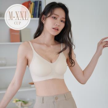 【伊黛爾】格溫德琳 零肌感包覆輕盈無痕無鋼圈內衣 (M-XXL,膚色)