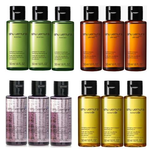 加-shu uemura植村秀 潔顏油50mlx3入組任選(公司貨)