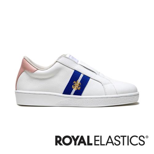 ROYAL ELASTICS BISHOP 白藍粉真皮運動休閒鞋 (女) 91741-015
