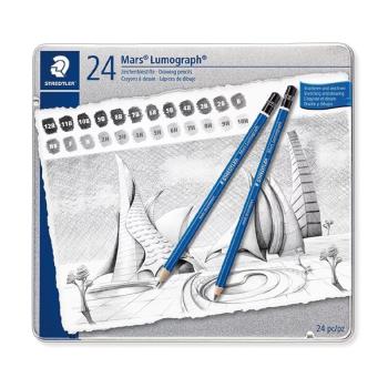 【STAEDTLER 施德樓】 專業精品級 頂級水性藍桿鉛筆MS100A/盒