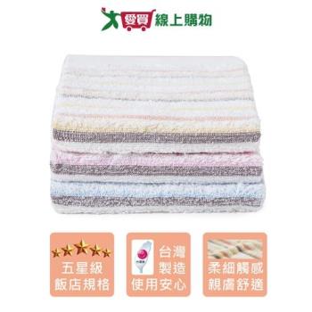 NON-NO儂儂 咖啡紗毛巾 33x76cm(粉/藍/黃) 臺灣製 環保咖啡紗 親膚 吸水 毛巾 柔細【愛買】