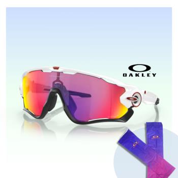 【Oakley】Jawbreaker 公路運動太陽眼鏡(OO9290-05 Prizm road 鏡片)