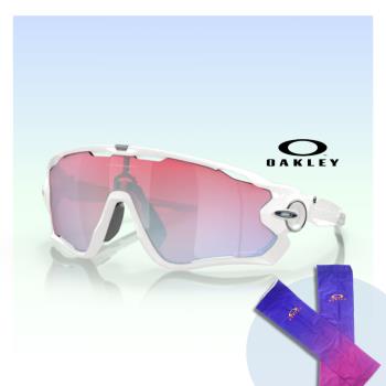 【Oakley】Jawbreaker 滑雪運動太陽眼鏡(OO9290-21 Prizm snow sapphire 鏡片)