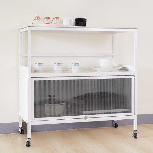 HappyLife 岩板三層一門餐廚櫃 83公分 Y11631